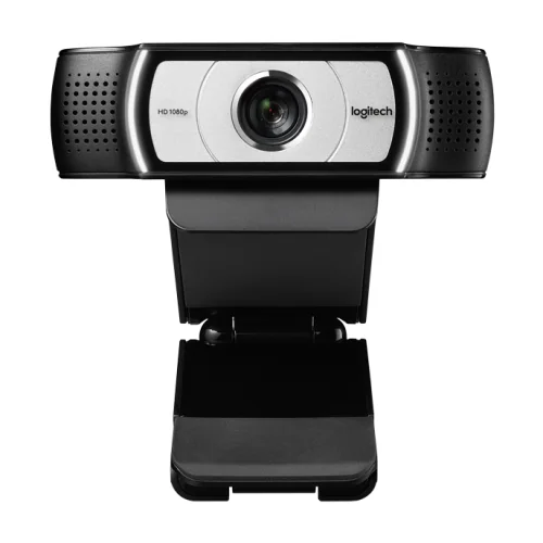 Camera web Logitech C930e HD 1080p, senzor CMOS, rezolutir video 1920 x 1080 pixeli, interfata USB 2.0, functii H.264/SVC video compression; Zoom 4X - 1080p Autofocus, negru Logitech