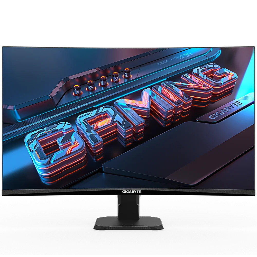 Monitor Gaming 27" VA 1500R GS27FC, Non-glare, Rezolutie: 1920 x 1080(FHD), Luminozitate: 250 cd/m2, Contrast: 3000:1, Unghi vizualizare: 178°(H)/178°(V), Culori: 16.7M, Timp raspuns: 1ms, Refresh rate: 180Hz, HDR Ready, Flicker-free, Interfata: Gigabyte