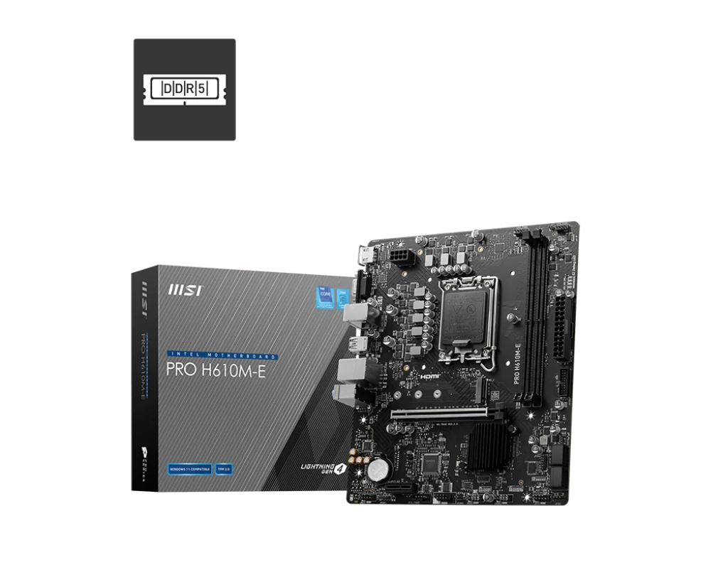 Placa de bază MSI PRO H610M-E DDR5 LGA1700 MSI