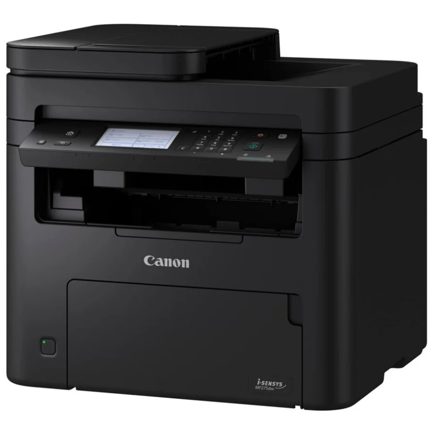 Multifunctional laser mono Canon I-SENSYS MF275DW, dimensiune A4 (Printare, Copiere, Scanare, Fax), viteza 29ppm, duplex, rezolutie max 2400 x 600dpi, memorie 256MB RAM, processor: 1200 Mhz, alimentare hartie 150 coli + 35 ADF, limbaj de printare UFRII, Canon