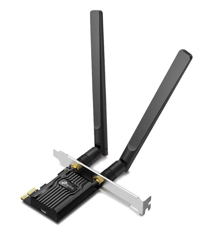 Adaptor wireless TP-Link, ARCHER TX20E, AX1800, 2 x antene externe Dual-Band 5Ghz, 2.4 Ghz, dimensiuni: 120.8 × 78.5 × 20.9 mm, Bluetooth 5.2. TP-Link