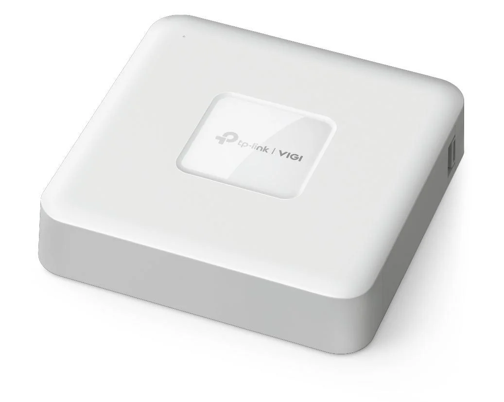 NVR PoE TP-Link VIGI 4 canale 1104H4P; 53W, 8 MP,1 SATA Interface, max 10TB, H.265+; ONVIF, Detecții avansate + sunete anormale TP-Link