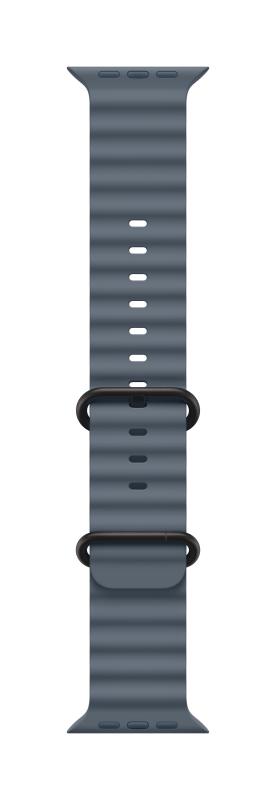 Apple Watch 49mm Anchor Blue Ocean Band - Black Titanium Finish | Altamag.ro