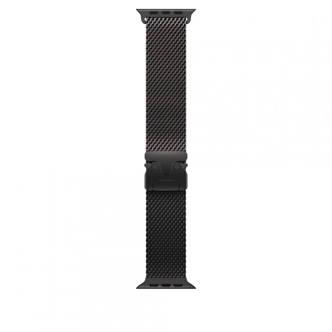 Apple Watch 49mm Black Titanium Milanese Loop - Small