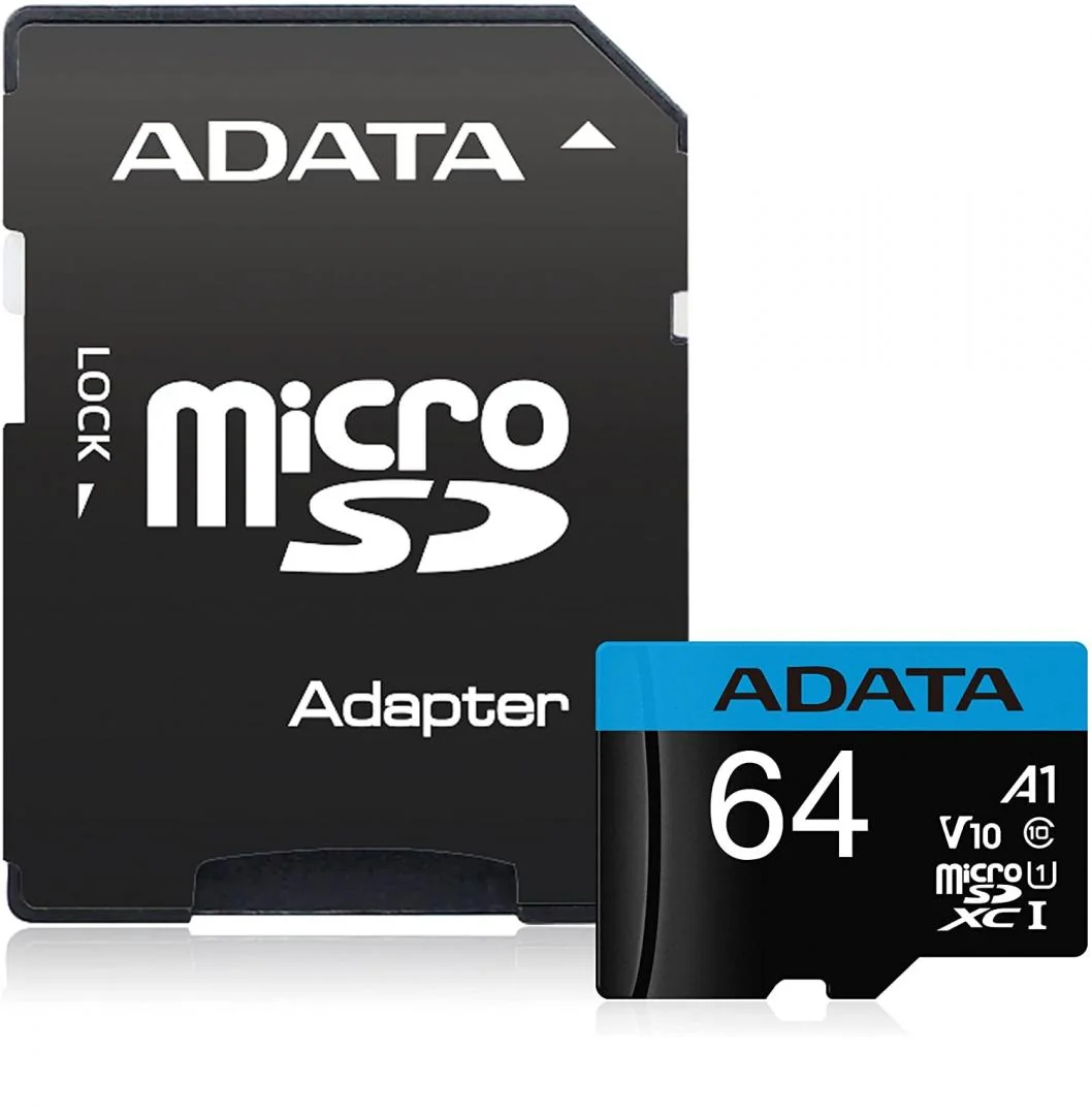 Card de Memorie MicroSDXC Adata Premier, 64GB, Class 10, cu adaptor Adata