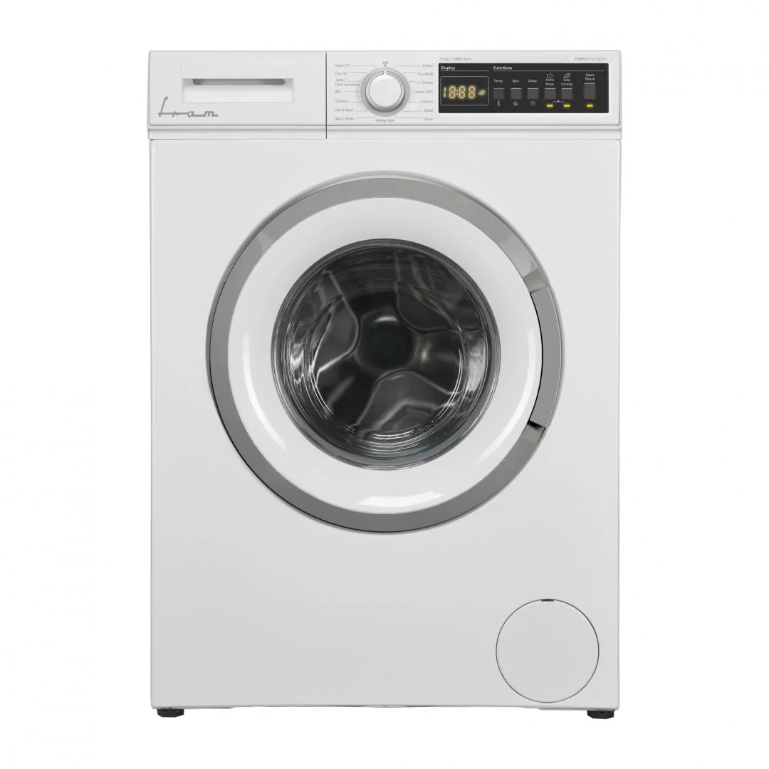 Masina de spalat rufe FRAM FWM-V712T2D++, 7 kg, 1200 rpm, Clasa: D, Argintiu Fram