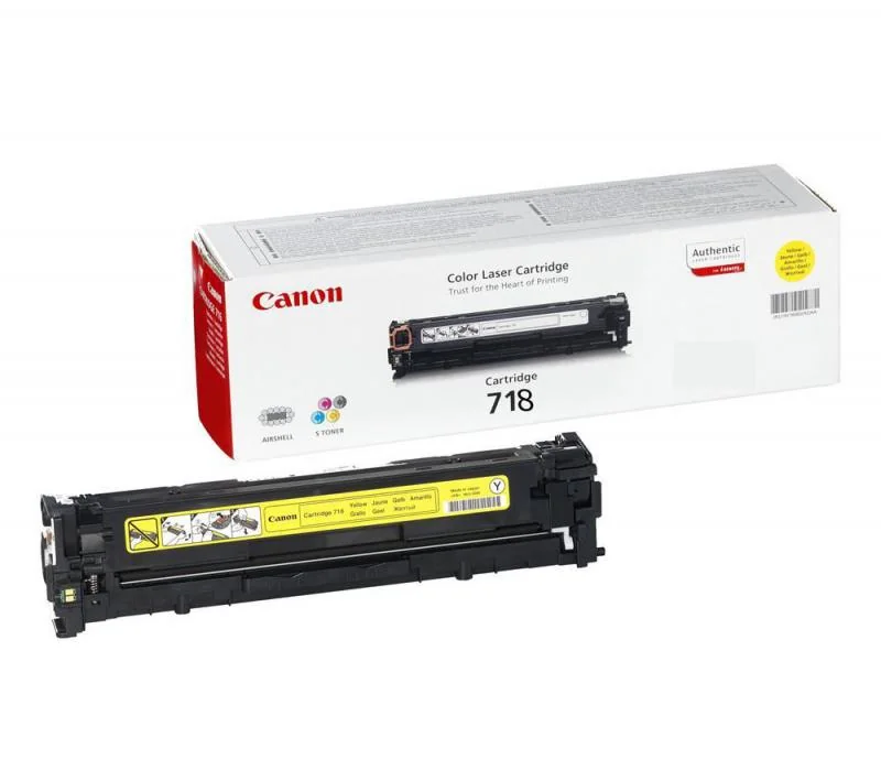 Toner Canon CRG718Y, yellow, capacitate 2900 pagini, pentru LBP-7200Cdn Canon