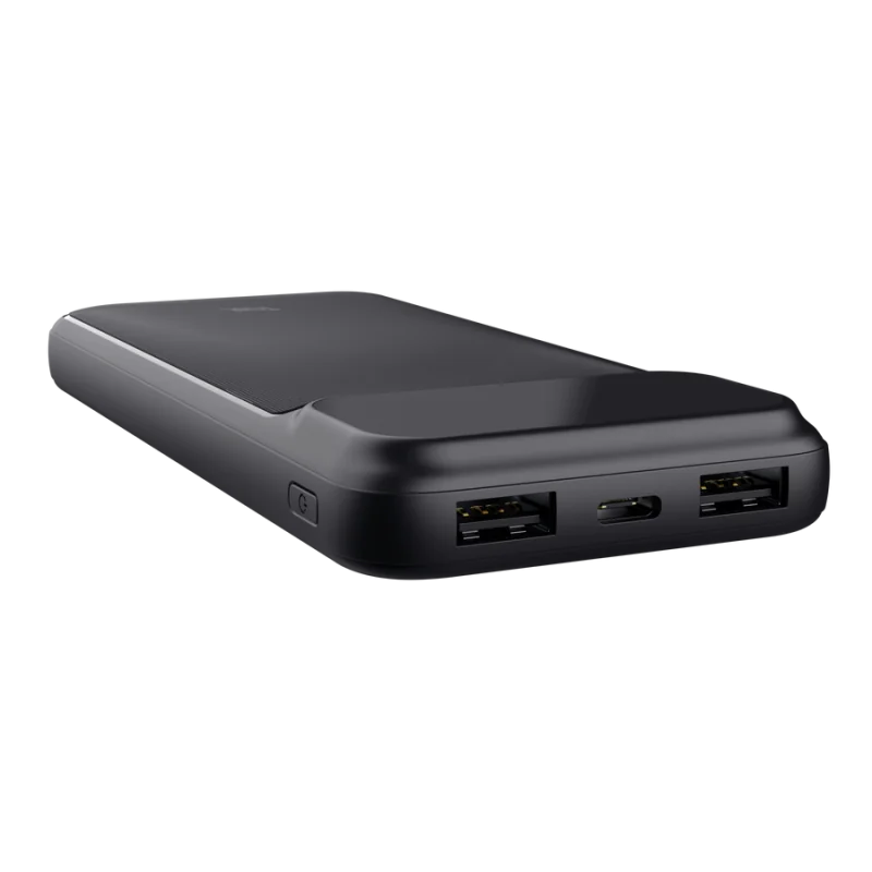 Baterie externa Trust Avala, capacitate 10.000mAh, 3 porturi, timp reincarcare 6 ore, negru Trust