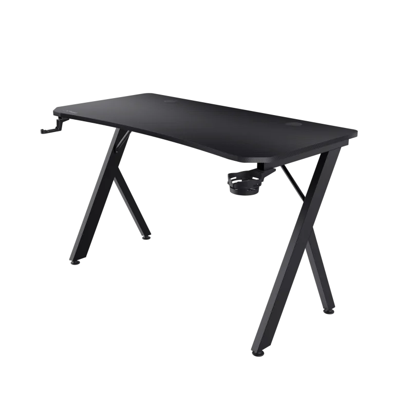 Birou gaming Trust GXT 700 Omnius, material ABS/PC, greutate maxima suportata 150kg, negru Trust