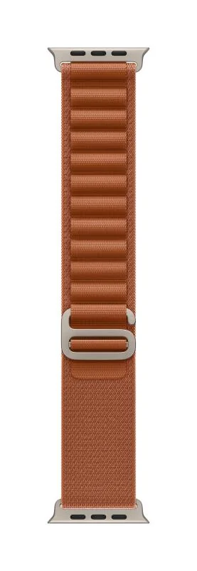 Apple Watch 49mm Terra Cotta Alpine Loop - Small - Natural Titanium Finish