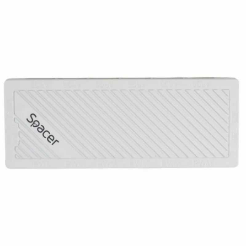 FAN HUB SPACER pt. maxim 6 ventilatoare ARGB, telecomanda pt. setat iluminarea RGB, sincronizare cu MB, alimentare 4-pin/ culori 3-pin, magnetic, white Spacer