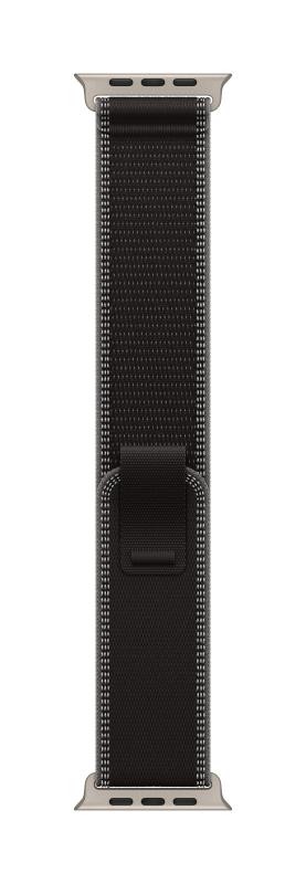Apple Watch 49mm Black/Charcoal Trail Loop - S/M - Natural Titanium Finish | Altamag.ro