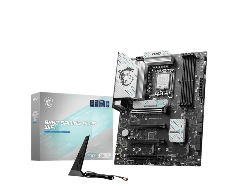Placa de baza MSI B860 GAMING PLUS WIFI, LGA 1851, DDR5, ATX MSI
