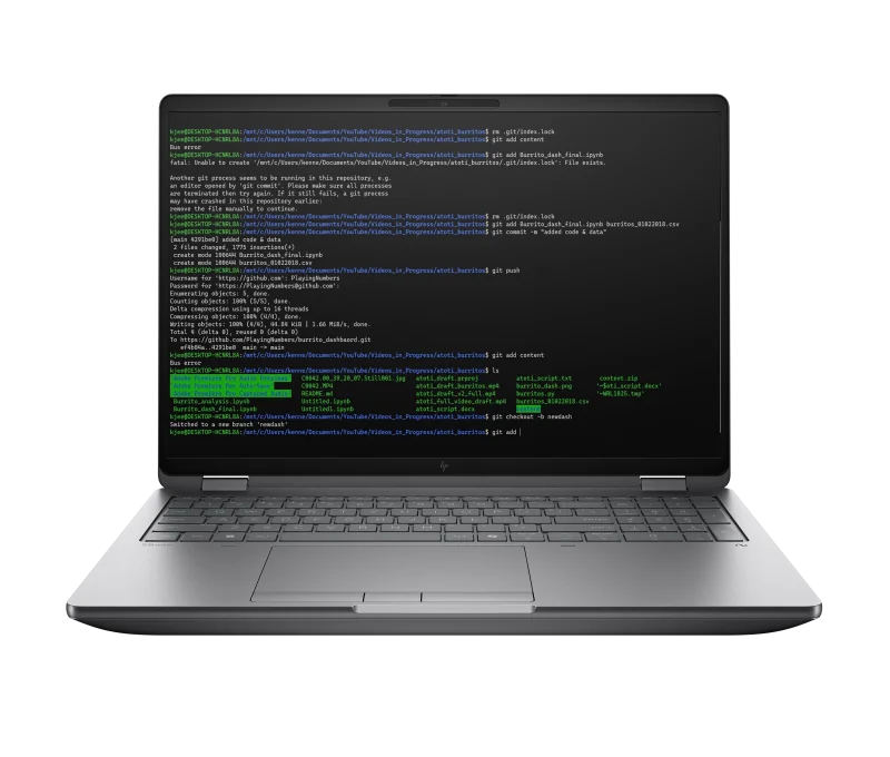 Laptop Workstation HP ZBook Fury G1i, cu procesor Intel Core Ultra 7 255HX, 16'' IPS, 32 GB DDR5, 1 TB SSD, NVIDIA RTX PRO 2000 Blackwell, 8GB GDDR7, Windows 11 Pro, 1 an Garantie HP