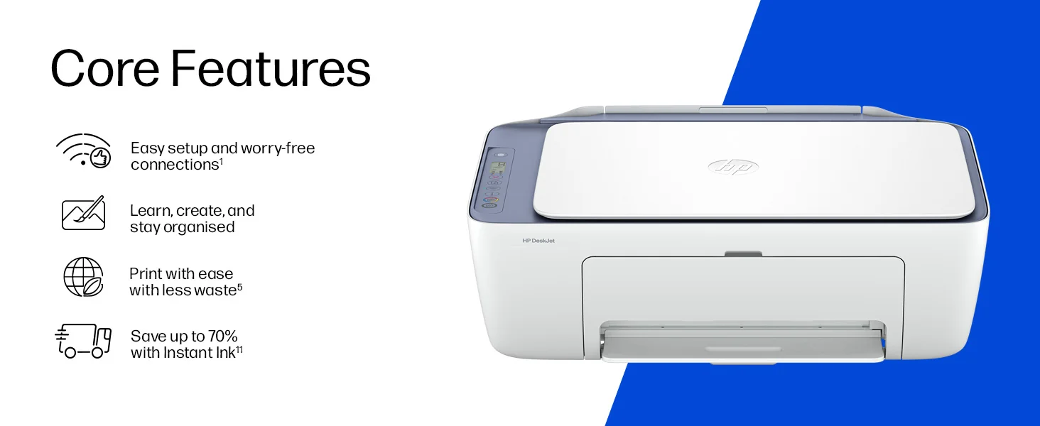 HP DeskJet 2922 All-in-One Color Printer 7.5/5.5 ppm
