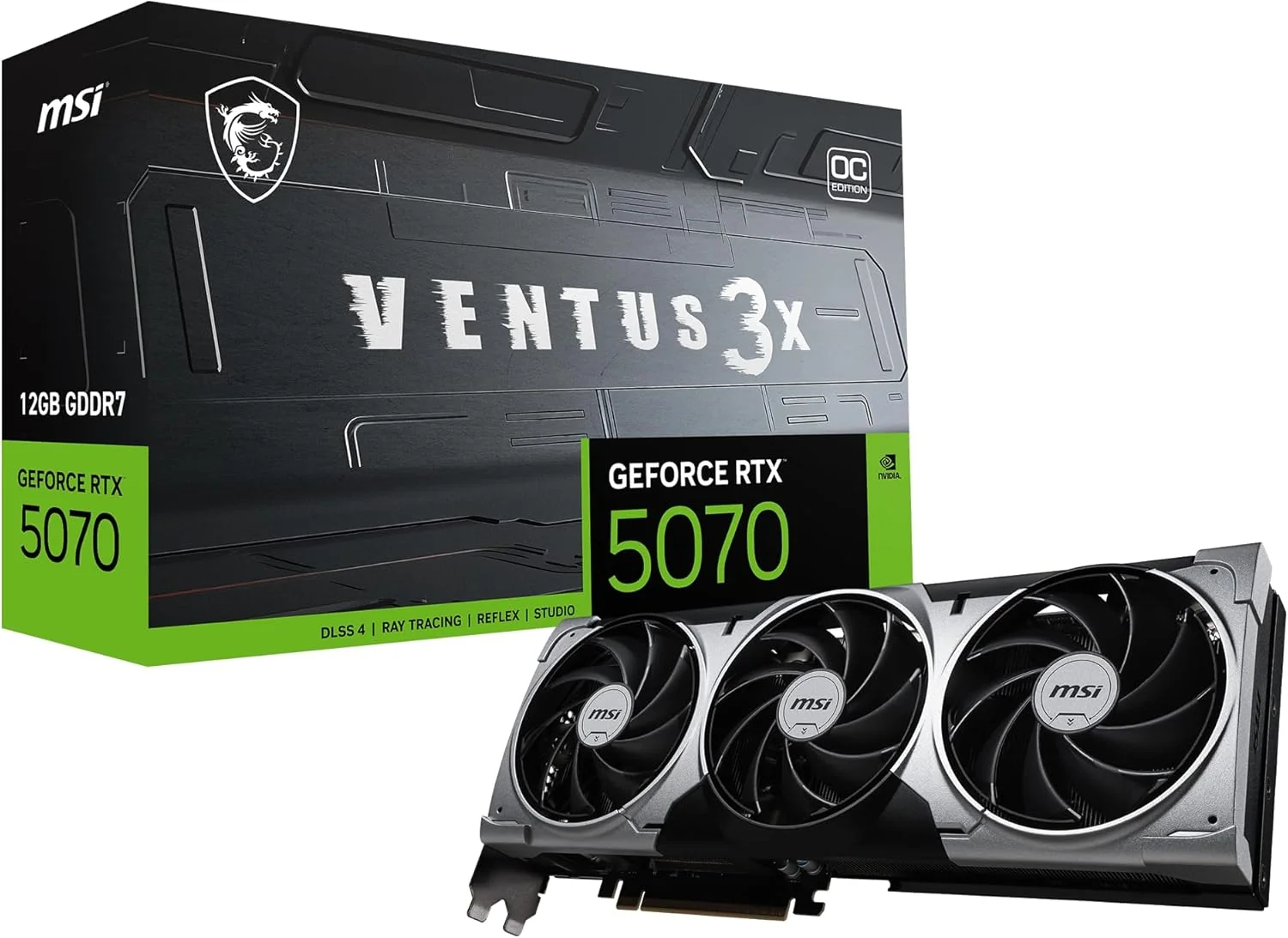 MSI GeForce RTX 5070 12G VENTUS 3X VGA