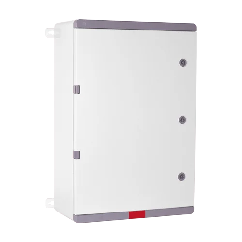 Cutie distributie IP67 din ABS gri, usa mata, placa metalica, 400x500x240 mm PD405024 Plastim