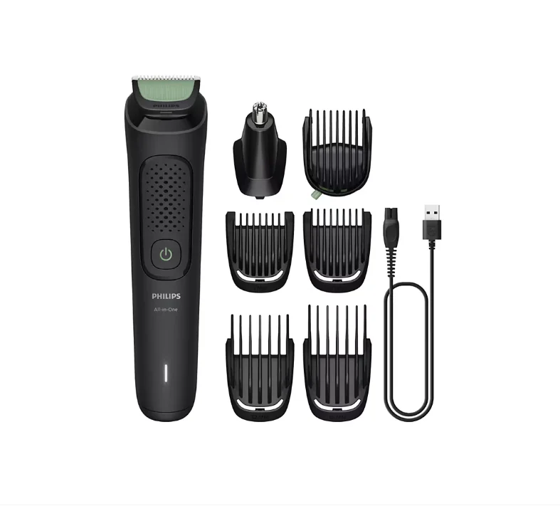 Aparat de tuns multifunctional 7 in 1 PHILIPS Series 3000 MG3930/15, acumulator, autonomie 60 min, negru Philips
