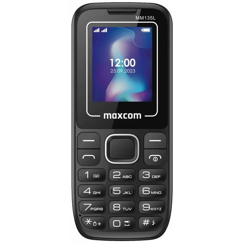 Telefon MaxCom MM135 LIGHT, Single SIM, RAM, 2G, Negru Maxcom