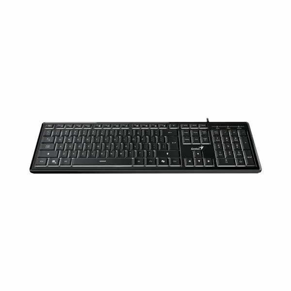 Tastatura Genius USB, multimedia, 104 taste + 12 taste multimedia, negru Genius