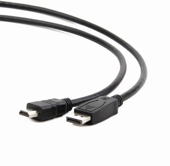Cablu video Spacer, HDTV (T) la HDTV (T), 1.8m, conectori auriti, rezolutie maxima 4K (3840 x 2160) la 60 Hz, negru Spacer