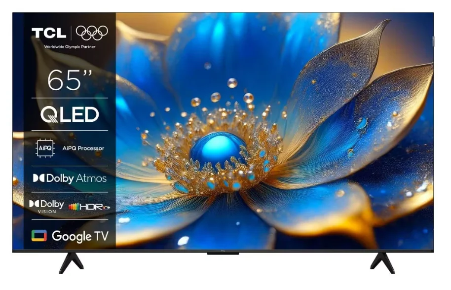 Televizor QLED Smart TCL 65P71K, 164 cm, 4K, Google TV, Clasa E TCL