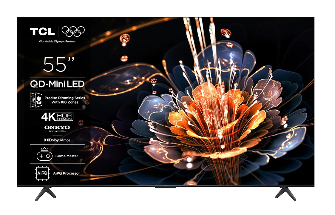 Televizor TCL Mini LED 55C69KS, 139 cm, Smart, 4K TCL