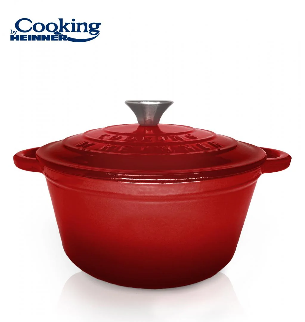 SEMIOALA FONTA+CAPAC 24x11.5CM,4L, RED LINE, COOKING BY HEINNER Heinner