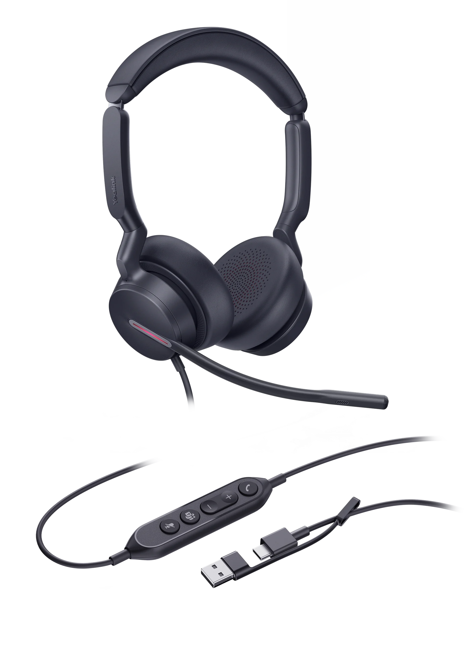 YLK WIRE UH46 Dual Teams USB-C/A 1308182 Yealink