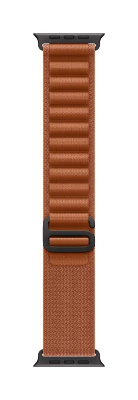 Apple Watch 49mm Terra Cotta Alpine Loop - Large - Black Titanium Finish
