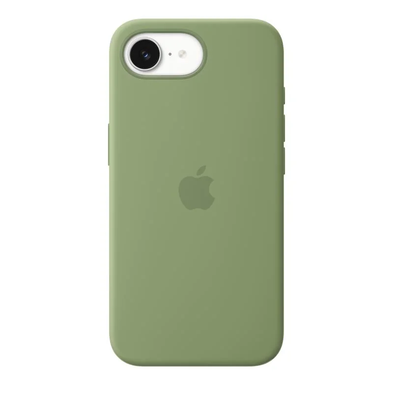 iPhone 17e Silicone Case with MagSafe – Light Moss Apple