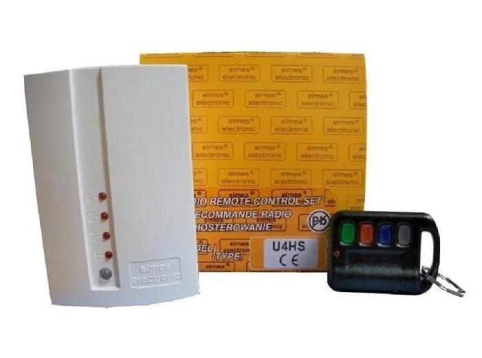 SET 1 TELECOMANDA + 1 RECEPTOR CU 4 CANALE Elmes