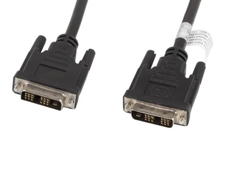 Cablu DVI-D(M)(18+1) DVI-D(M)(18+1) 3 m negru Single Link Lanberg