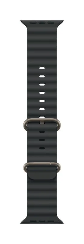 Watch 49mm Black Ocean Band - Natural Titanium Finish Apple