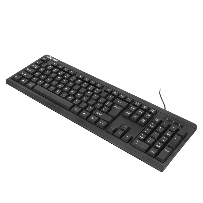 Tastatura cu fir Tellur SUA, interfata USB, lungime 135 cm, butoane 104, dimensiuni 440 x 150 x 20 mm, negru Tellur
