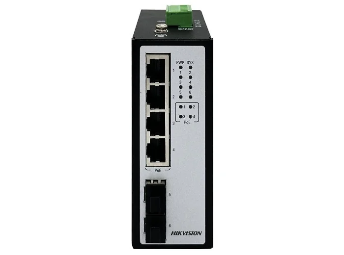 SWITCH FULL MANAGED, 6 PORTURI GB (4 POE, 2 SFP) Hikvision