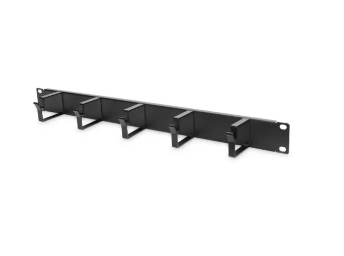 GHIDAJ ORIZONTAL PATCHCORD-URI, METALIC, 1U Emtex