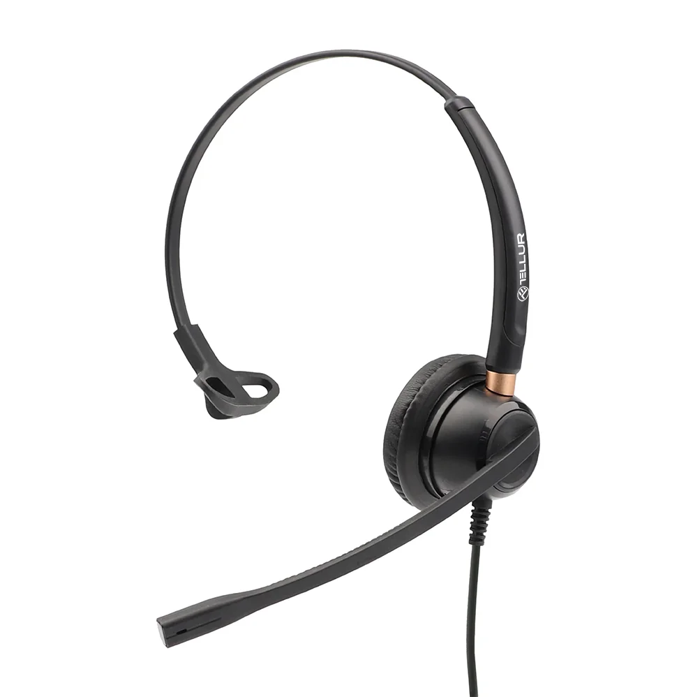 Casti Head-band TELLUR Voice 510N, Wired, Negru Tellur