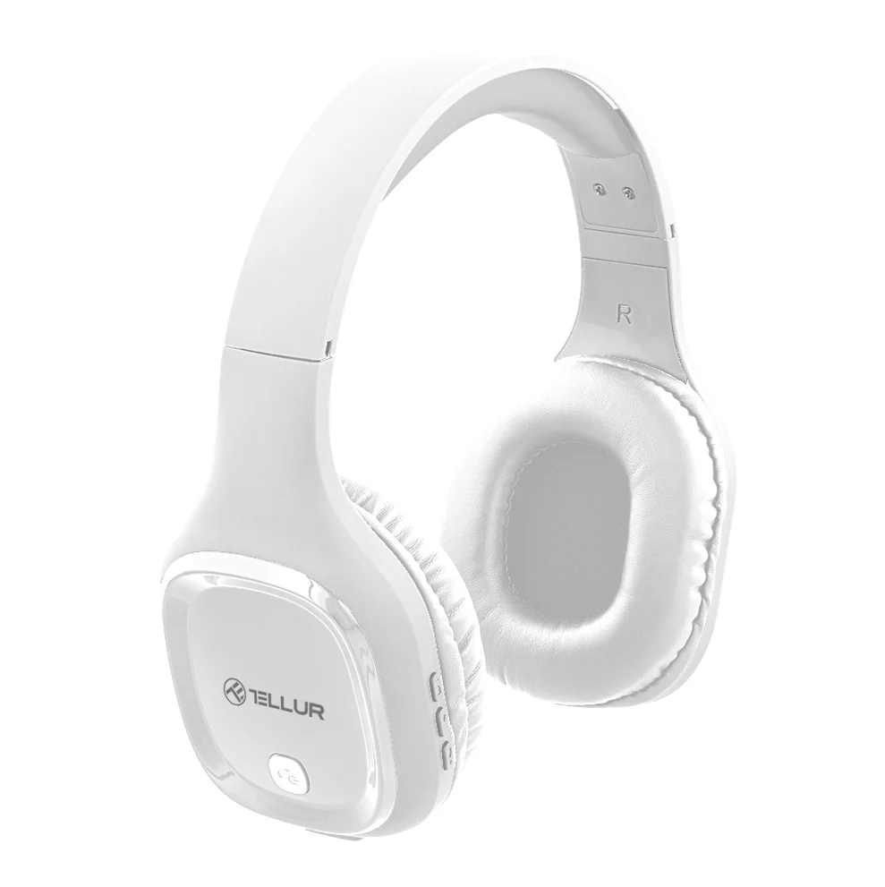Casti Head-band TELLUR Pulse, wireless, Alb Tellur
