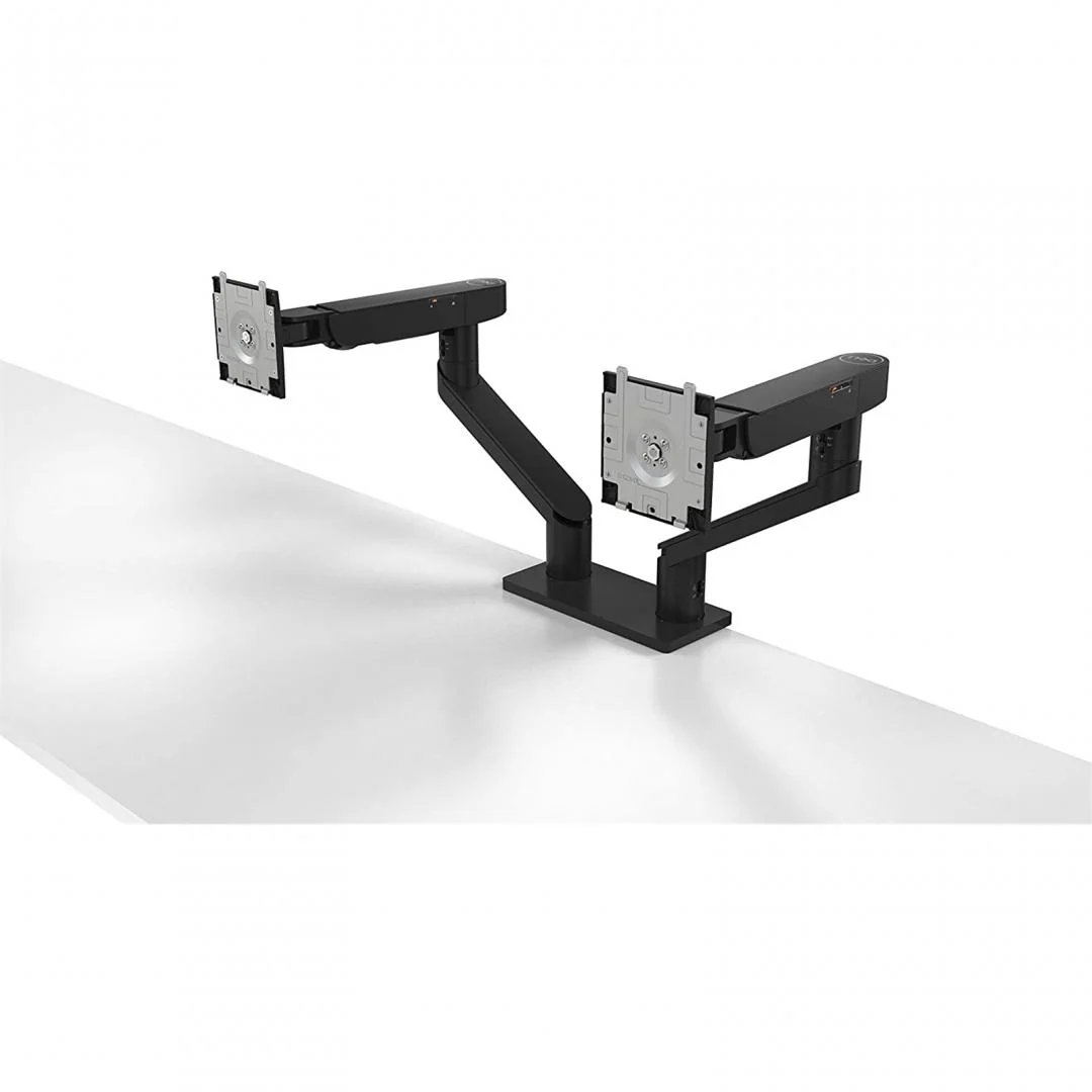 Suport Monitor de Birou Dual, Dell 482-BBDL, 19" - 38", VESA 100x100, suporta pana la 10kg, negru Dell