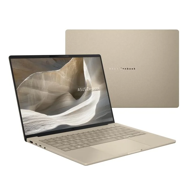 ASUS Zenbook A14 UX3407NA-QD023W Qualcomm Snapdragon X2 Elite 14inch WUXGA OLED 32GB LPDDR5X 1TB SSD W11H 3Y Zabriskie Beige