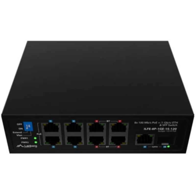 Switch Lanberg ILFE-8P-1GE-1S-120 Lanberg