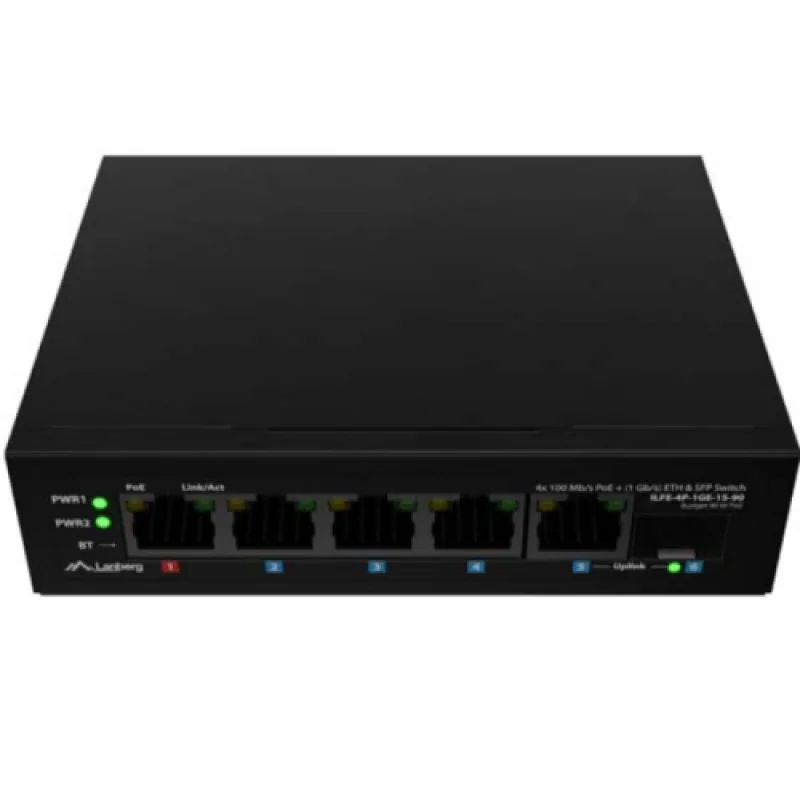 Switch Lanberg ILFE-4P-1GE-1S-90 Lanberg