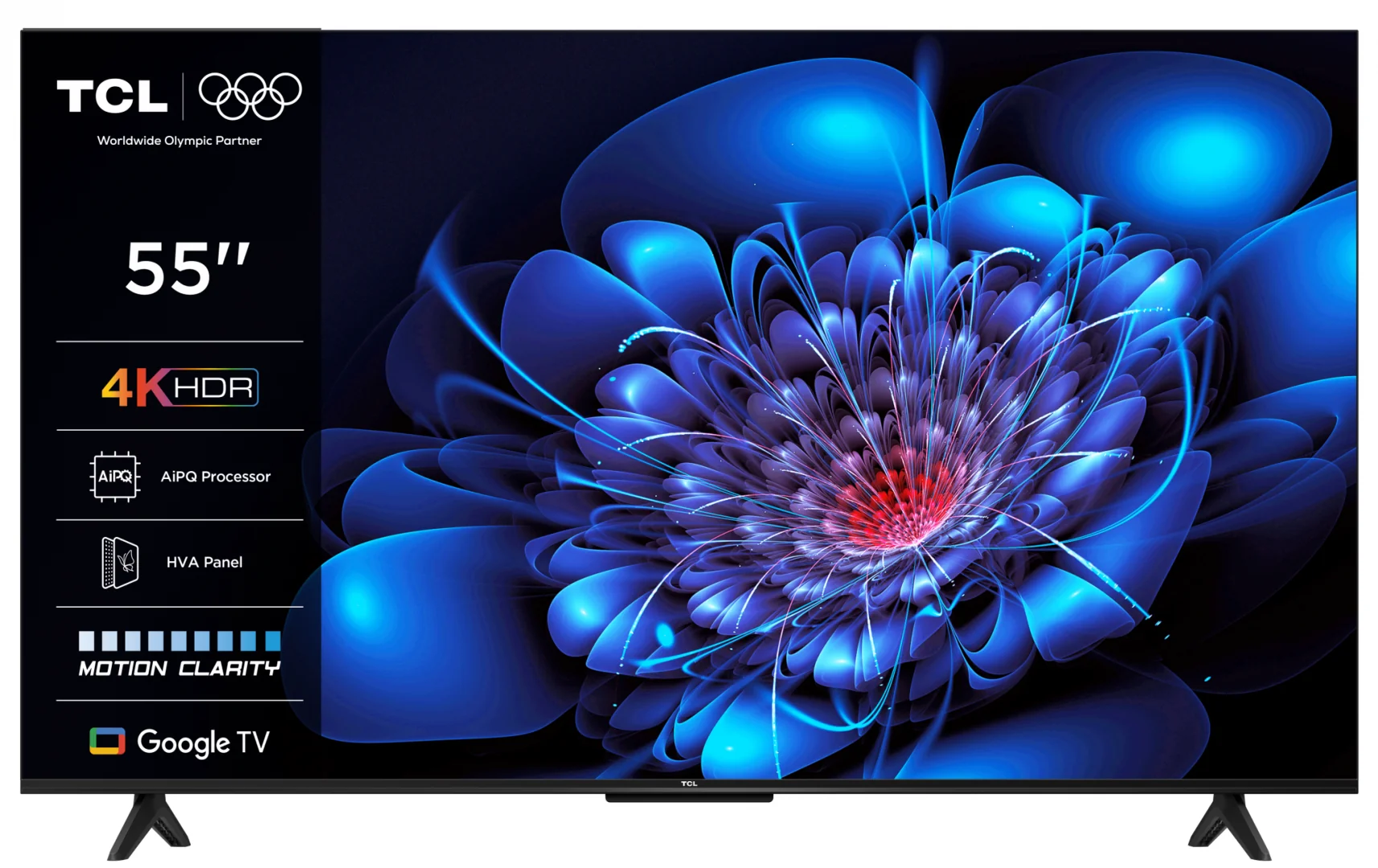 Televizor TCL LED 55P61K, 139 cm, Smart Google TV, 4K Ultra HD TCL