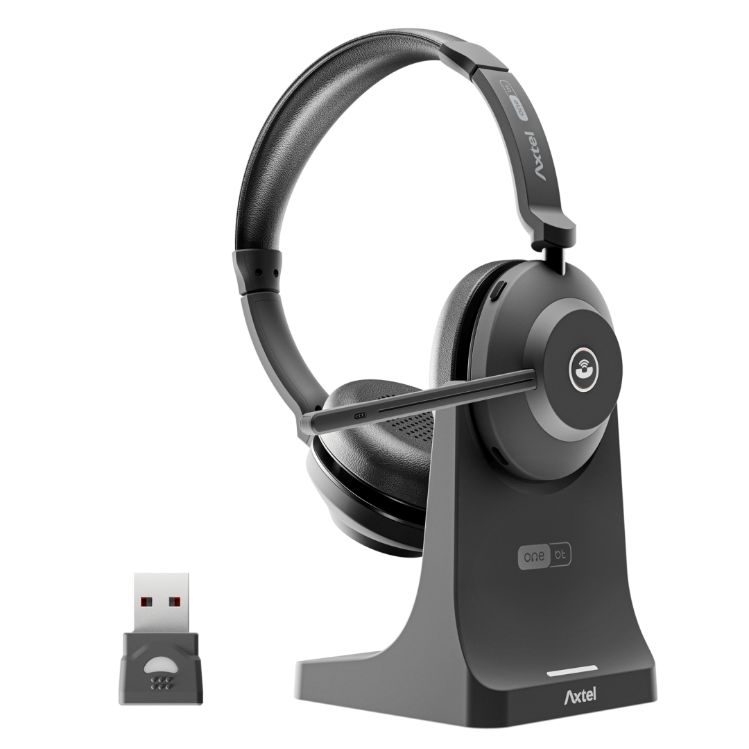 Căști Axtel ONE BT STEREO Wireless / Bluetooth, Dual Connectivity, dual- microphone ENC, FAST CHARGE, STRONG BATERY (40 Hours