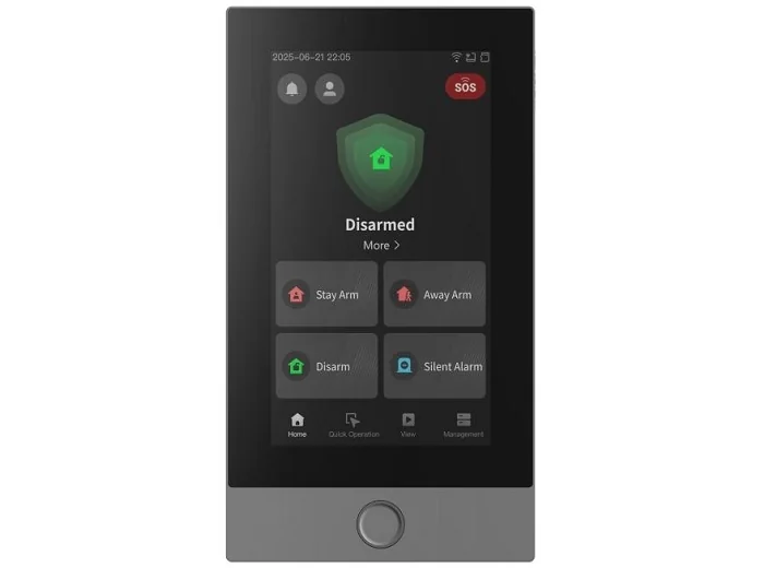 TASTATURA TOUCHSCREEN, NEAGRA Hikvision