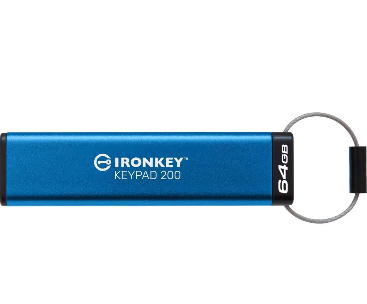 Memorie USB Kingston Keypad 200 64GB, USB 3.2, Albastru Kingston