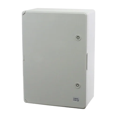 Cutie distributie IP65 din ABS gri, usa mata, placa metalica, 350x500x190 mm PP3006 Plastim