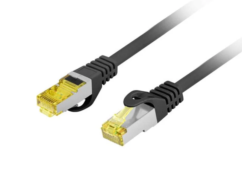 PATCHCORD CAT.6A S/FTP LSZH CU 2M BLACK FLUKE PASSED LANBERG Lanberg