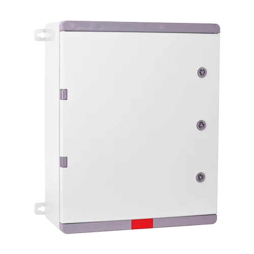 Cutie distributie IP67 din ABS gri, usa mata, placa metalica, 400x500x180 mm PD405018 Plastim
